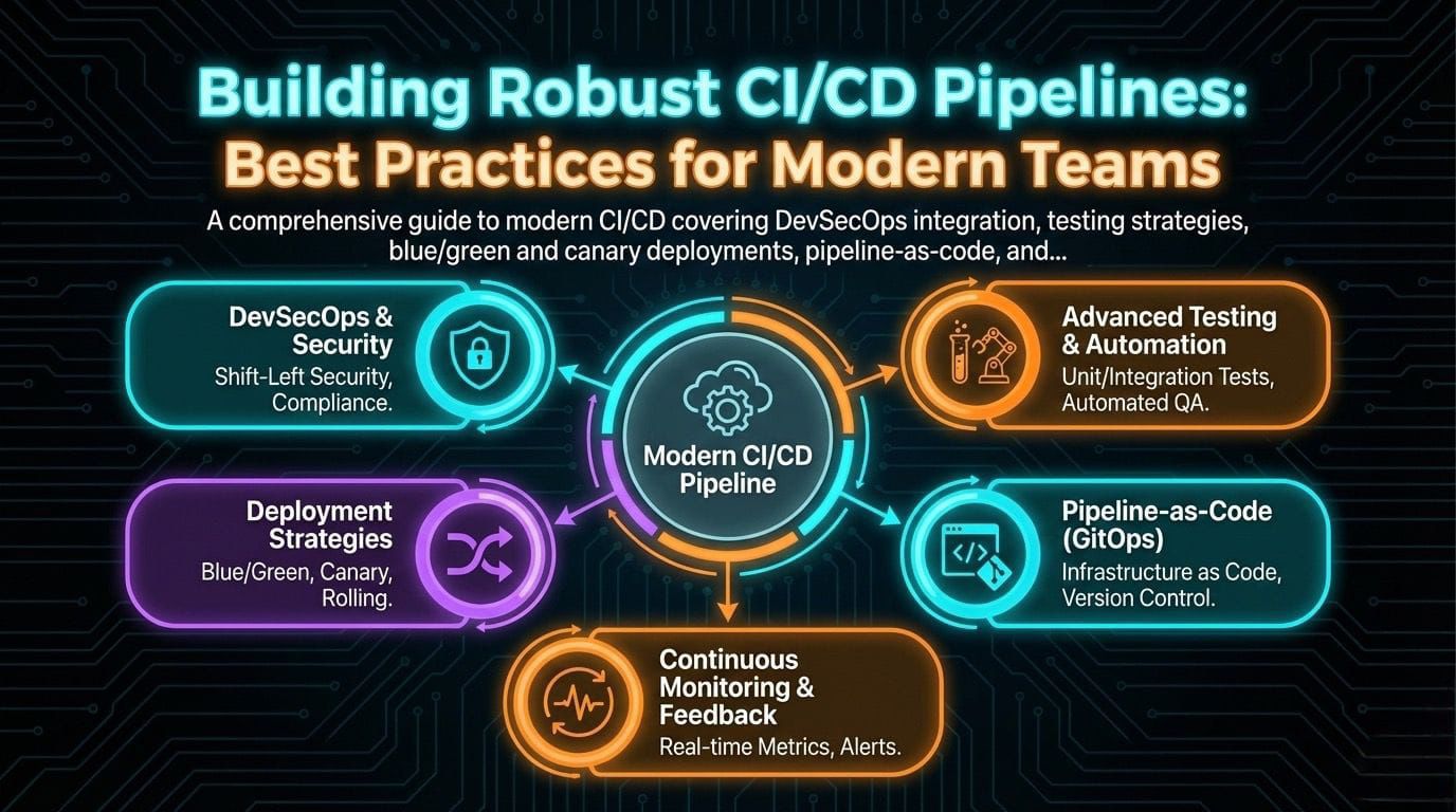 Building Robust CI/CD Pipelines: Best Practices for Modern Teams