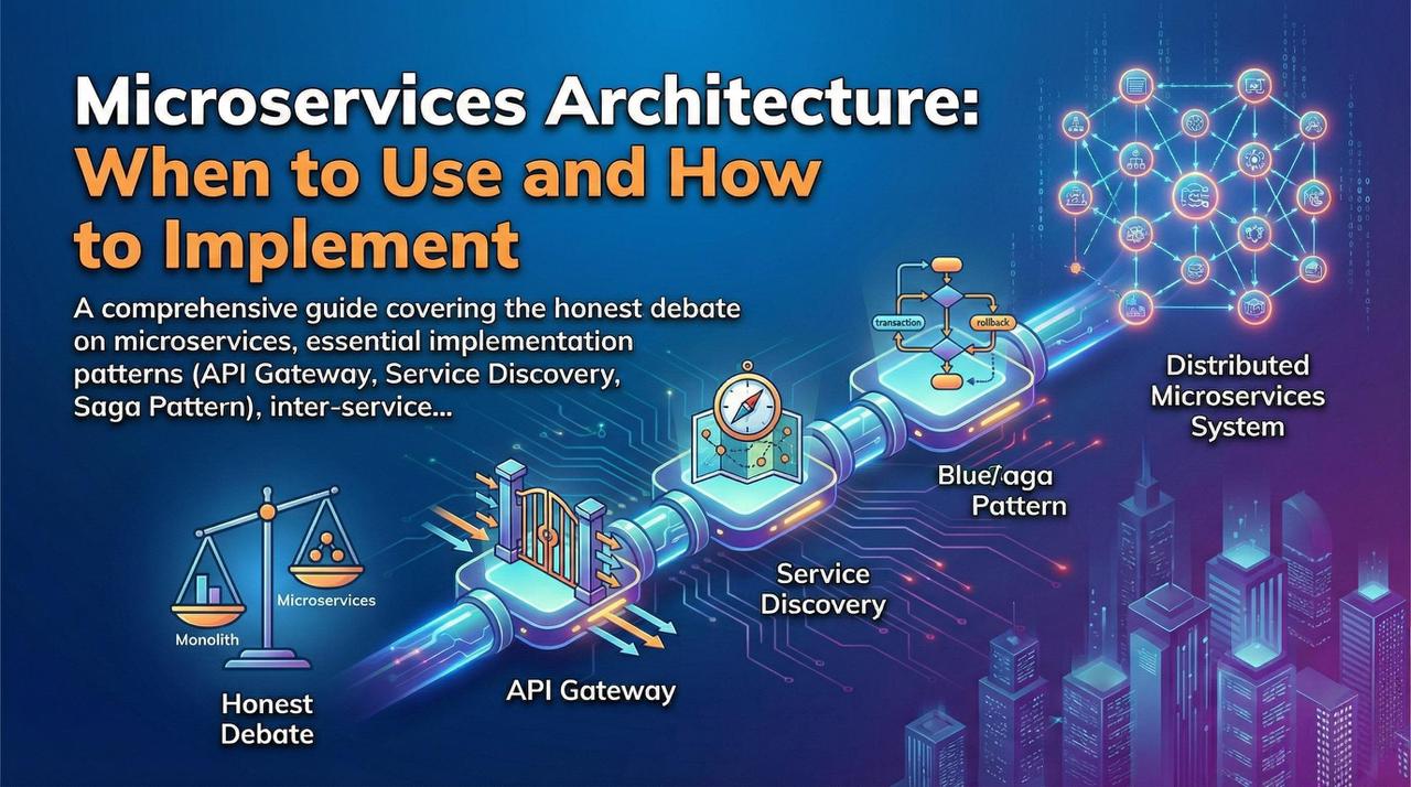 Microservices Architecture: When to Use and How to Implement